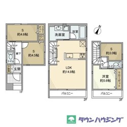 和田戸建の物件間取画像